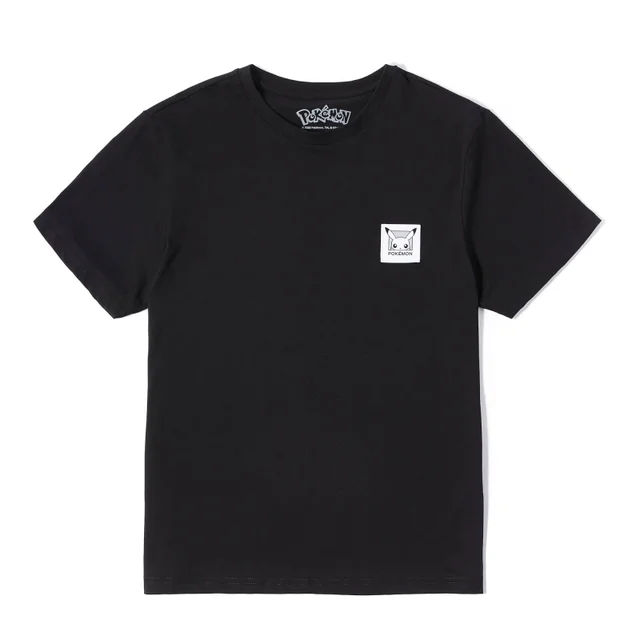 Pokémon Pikachu Patch Herren T-Shirt - Schwarz