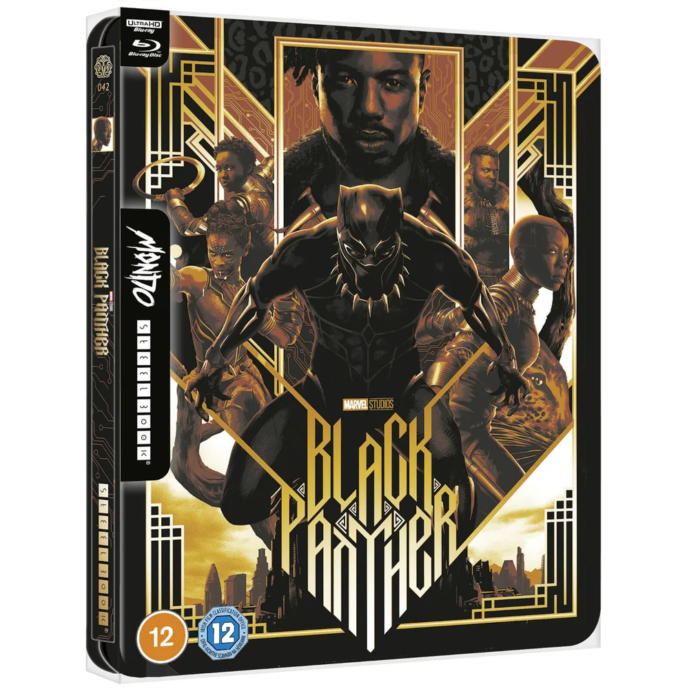 Marvel Studios' Black Panther - Mondo Nr. 42 Zavvi Exclusive 4K Ultra HD Steelbook (enthält Blu-ray) Bild 1