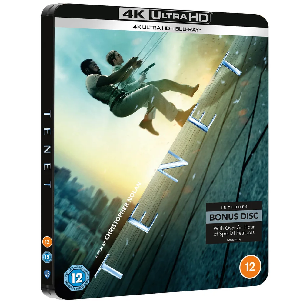 Tenet - Limited Edition 4K Ultra HD Steelbook (Includes Blu-ray) Bild 1