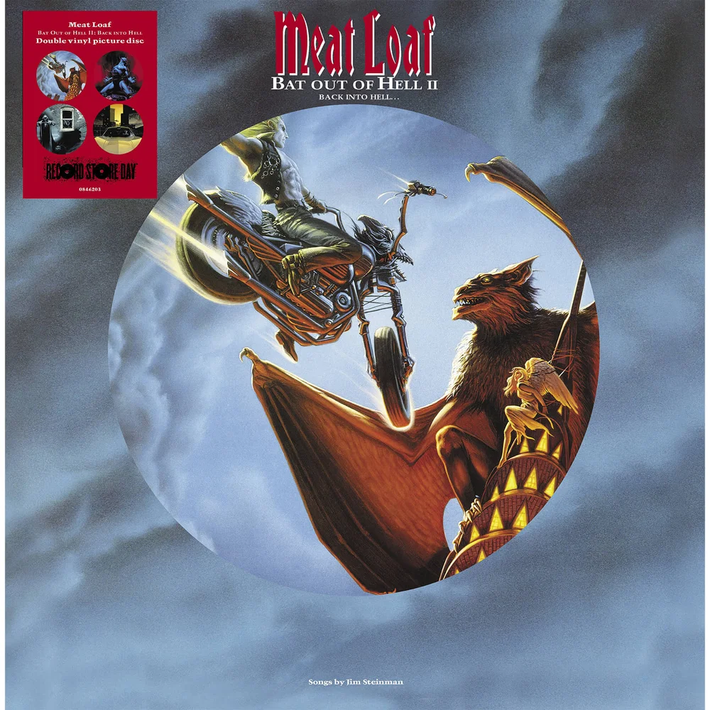 Meatloaf - Bat Out Of Hell II: Back Into Hell Vinyl 2LP Picture Disc Vinyl (RSD 2020) Bild 1