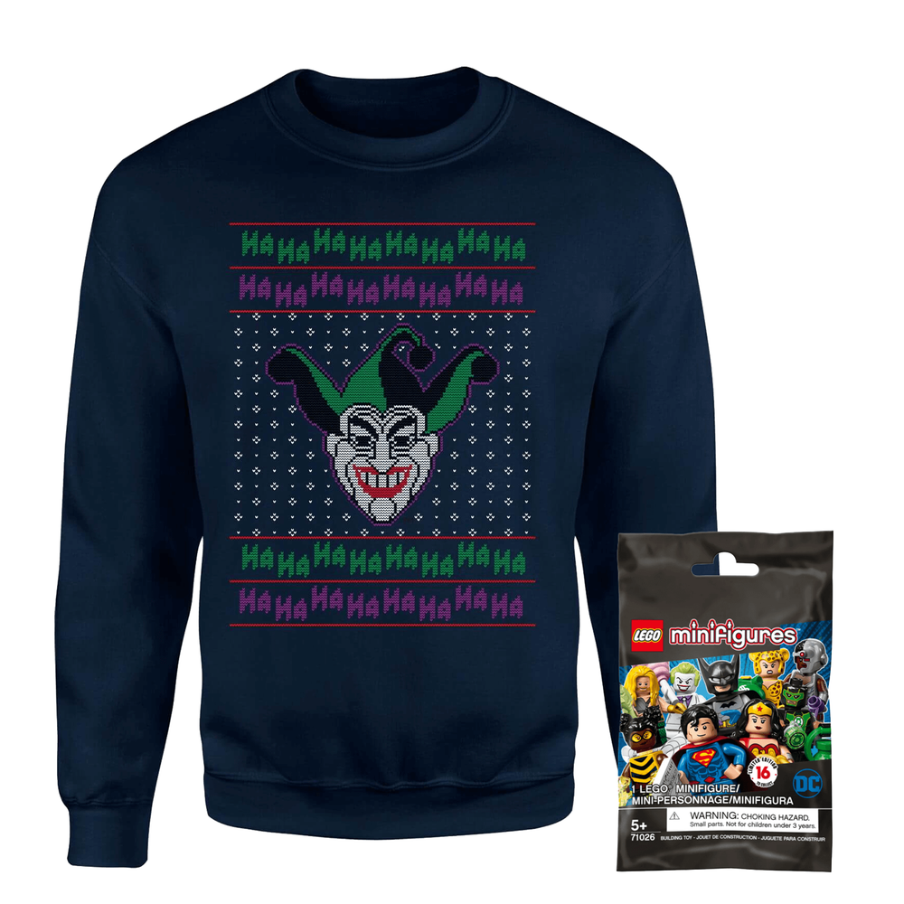 DC Sweatshirt & Lego Minifigure Bundle - Herren - S Bild 1