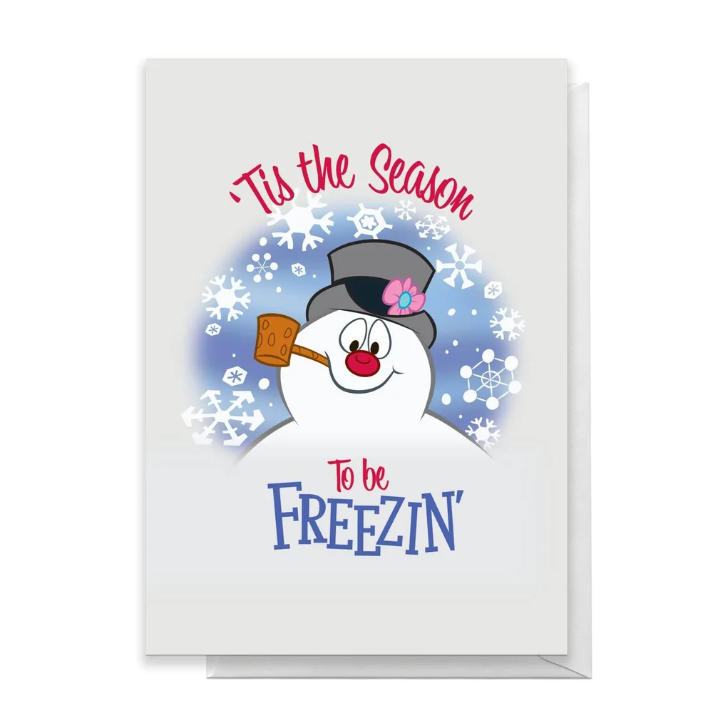 Tis The Season To Be Freezin' Greetings Card - Standard Card Bild 1