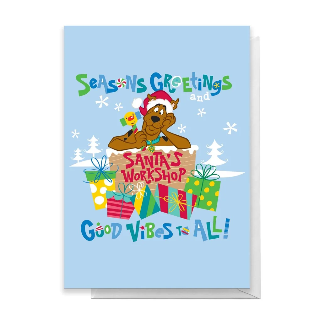 Scooby Doo Seasons Greetings Good Vibes All Greetings Card - Standard Card Bild 1