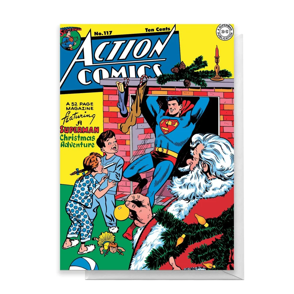 Superman Christmas Greetings Card - Standard Card Bild 1