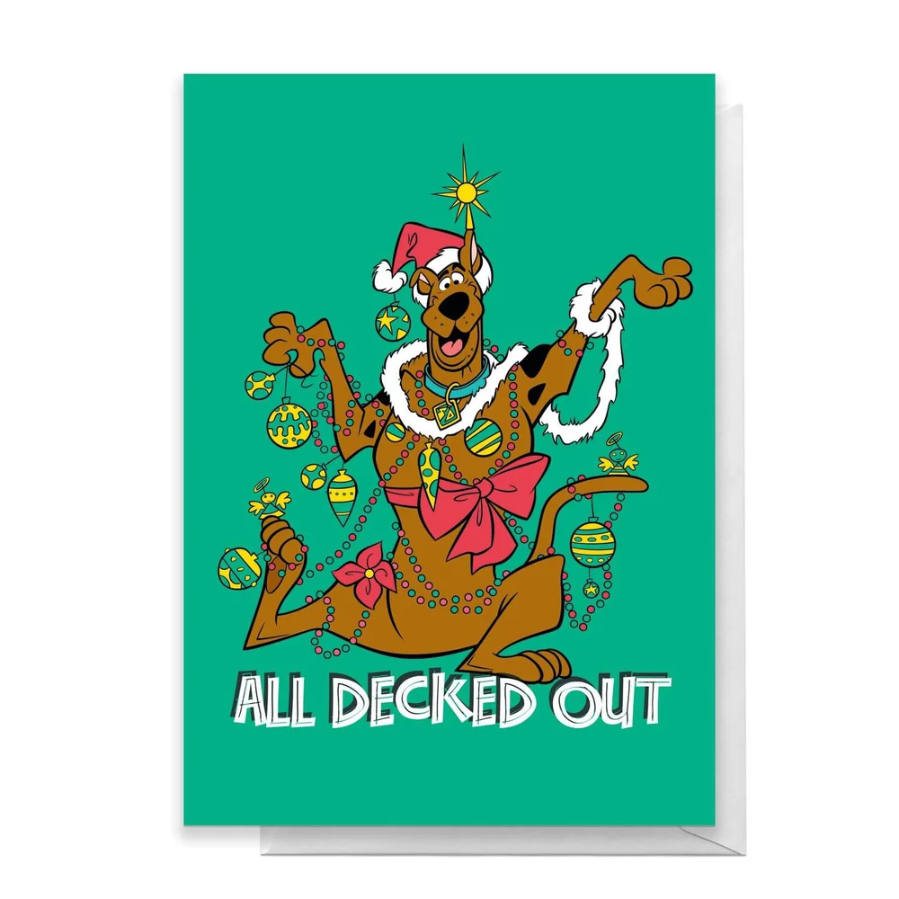 Scooby Doo All Decked Out Greetings Card - Standard Card Bild 1