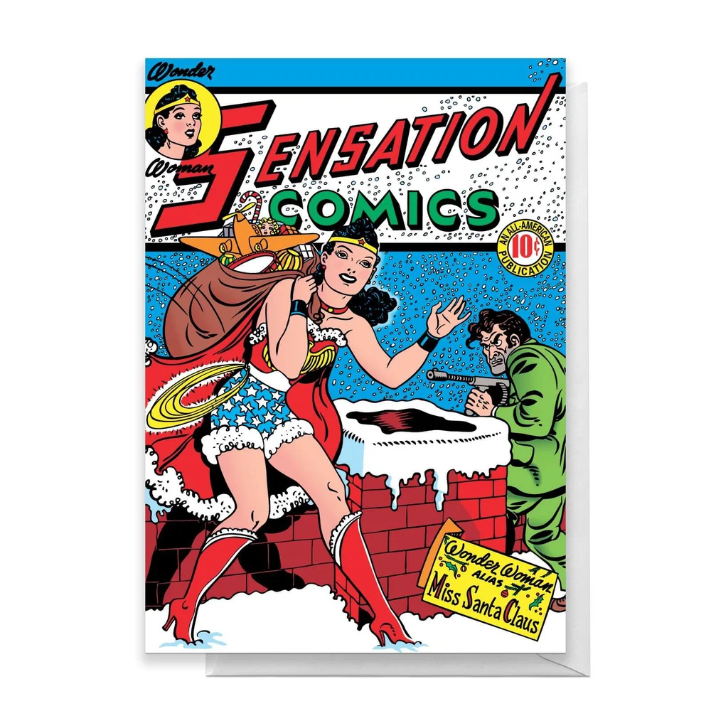 Wonder Woman Christmas Greetings Card - Standard Card Bild 1