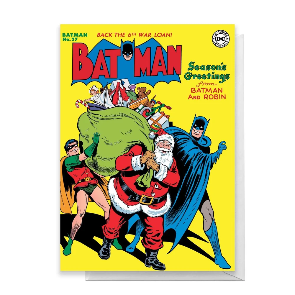 Batman Christmas Greetings Card - Standard Card Bild 1