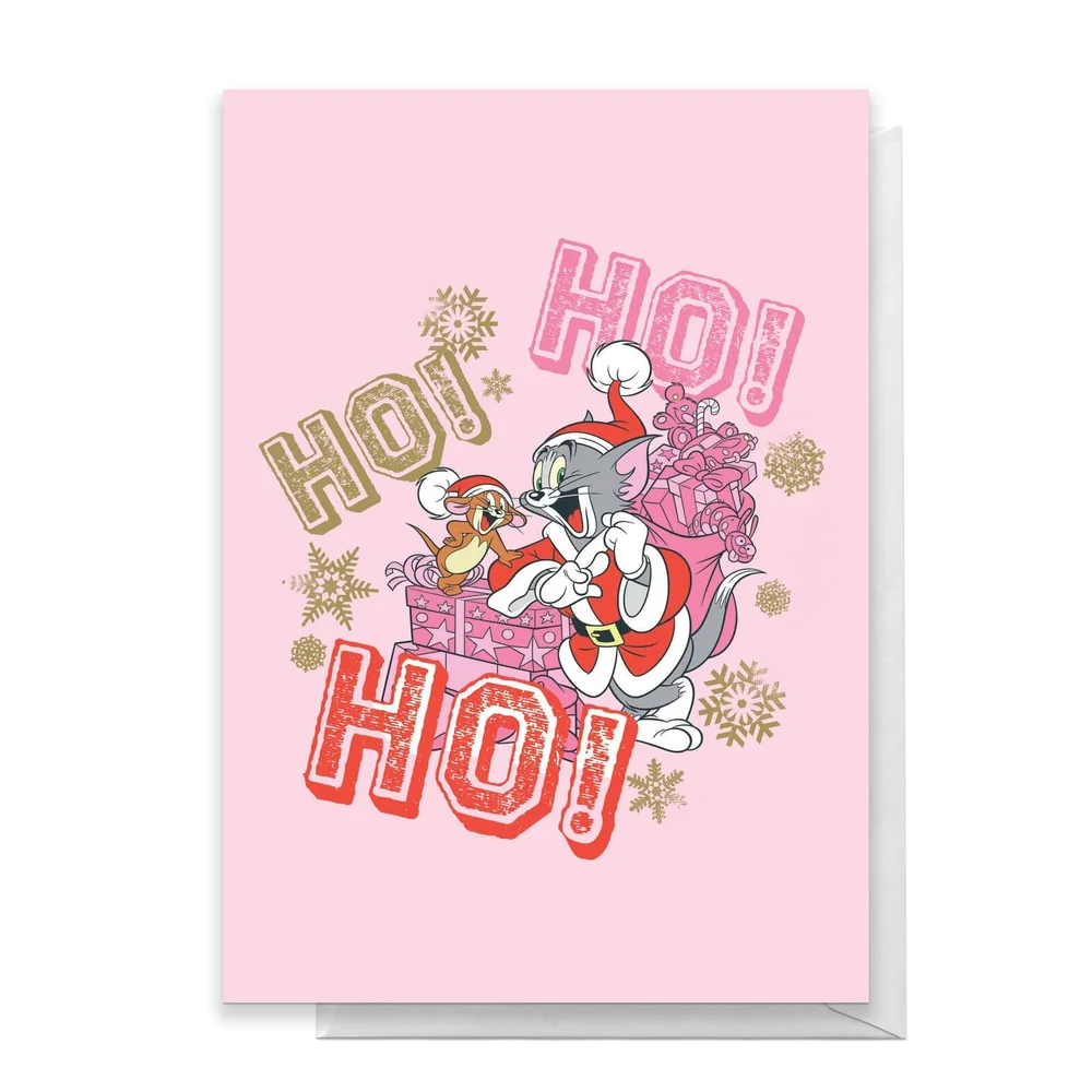 Tom And Jerry Ho! Ho! Ho! Greetings Card - Standard Card Bild 1