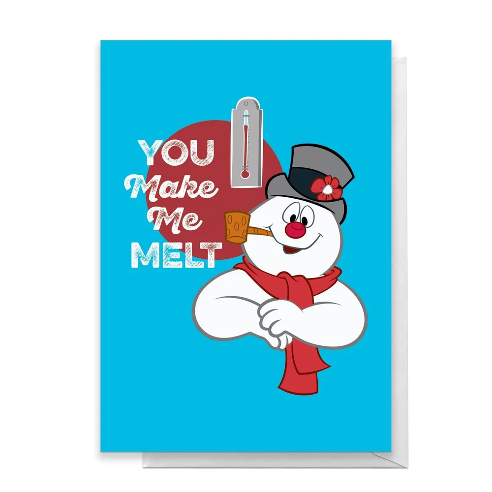 You Make Me Melt Greetings Card - Standard Card Bild 1