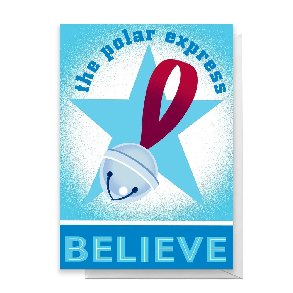 The Polar Express Believe Greetings Card - Standard Card Bild 1