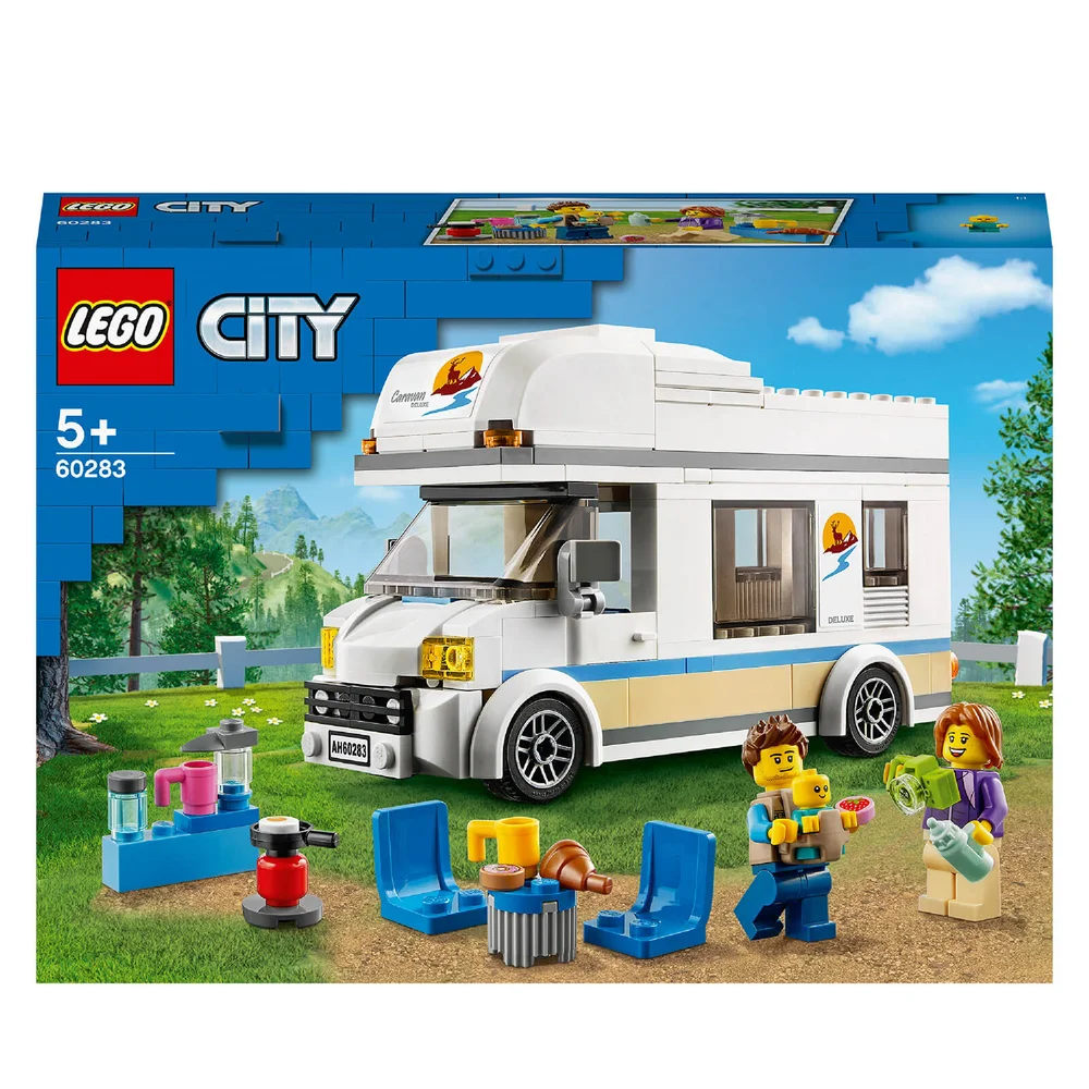 LEGO City: Starke Fahrzeuge Ferien-Wohnmobil Spielzeug Campingbus (60283) Bild 1