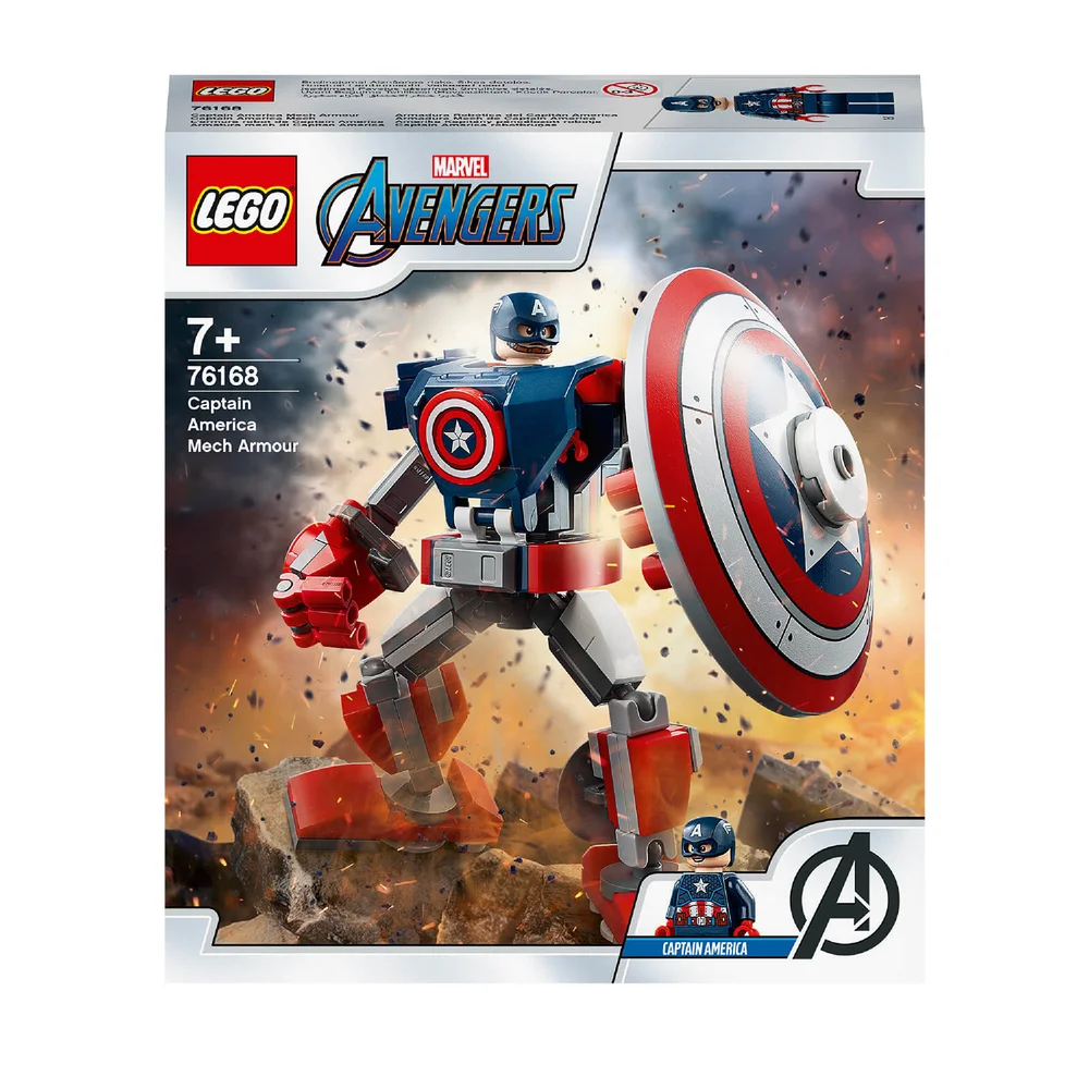 LEGO Marvel Avengers Captain America Mech (76168) Bild 1