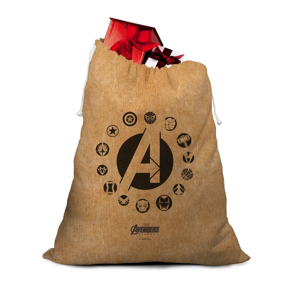 Avengers Logos Christmas Santa Sack Bild 1