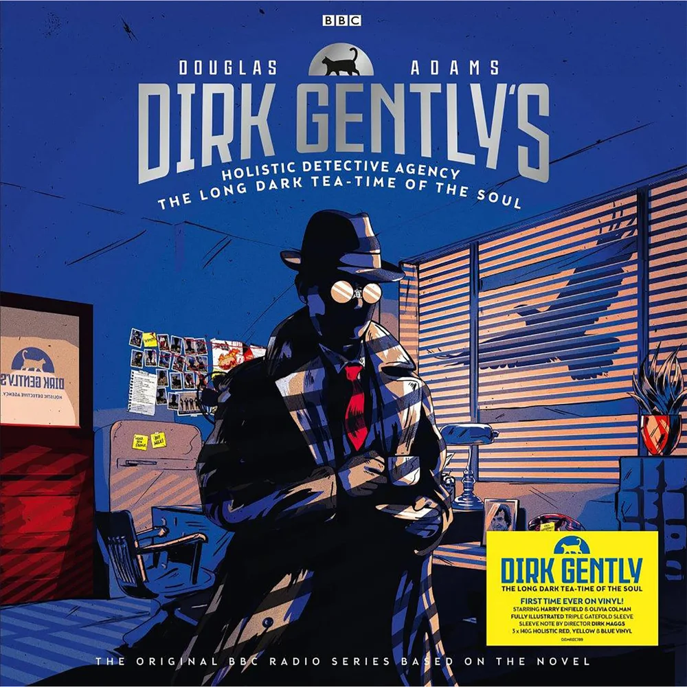 Dirk Gently: The Long Dark Tea-Time of the Soul (140g rotes, blaues und gelbes Vinyl) Bild 1