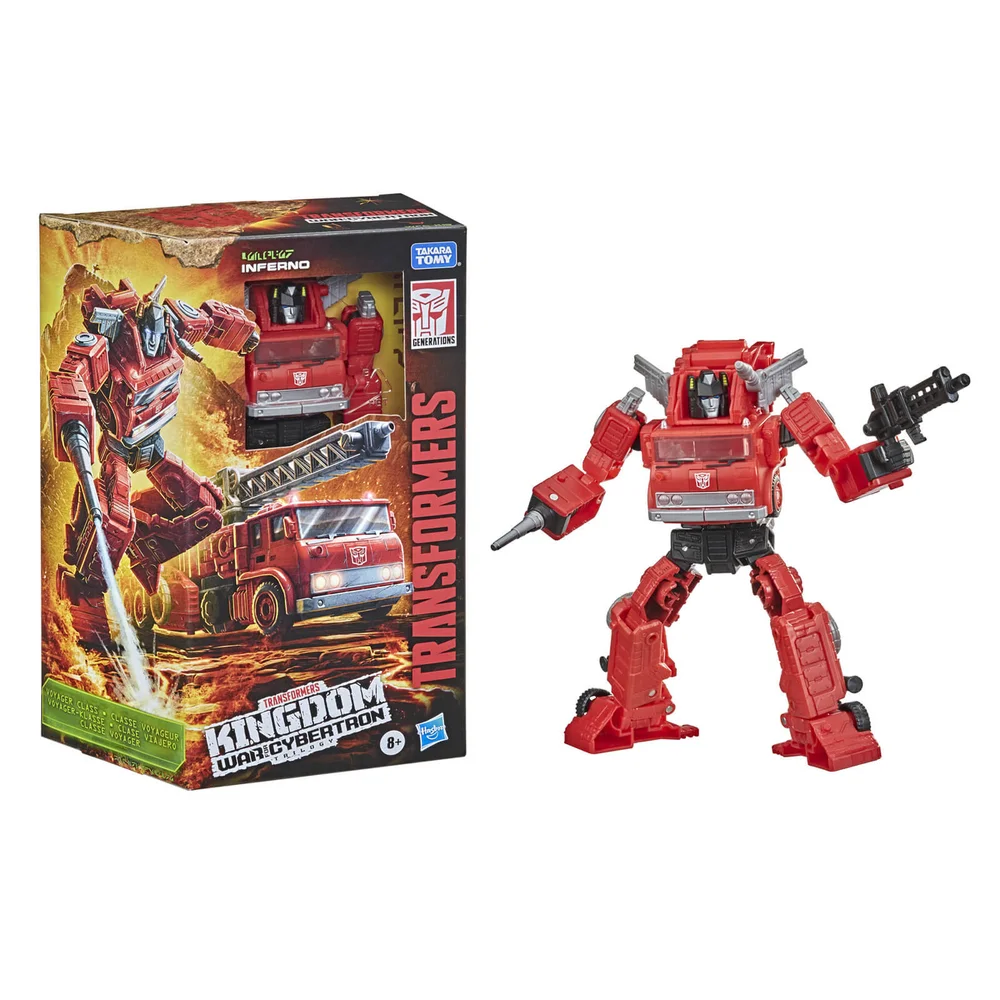 Hasbro Transformers Generations War for Cybertron: Kingdom Voyager WFC-K19 Inferno Actionfigur Bild 1