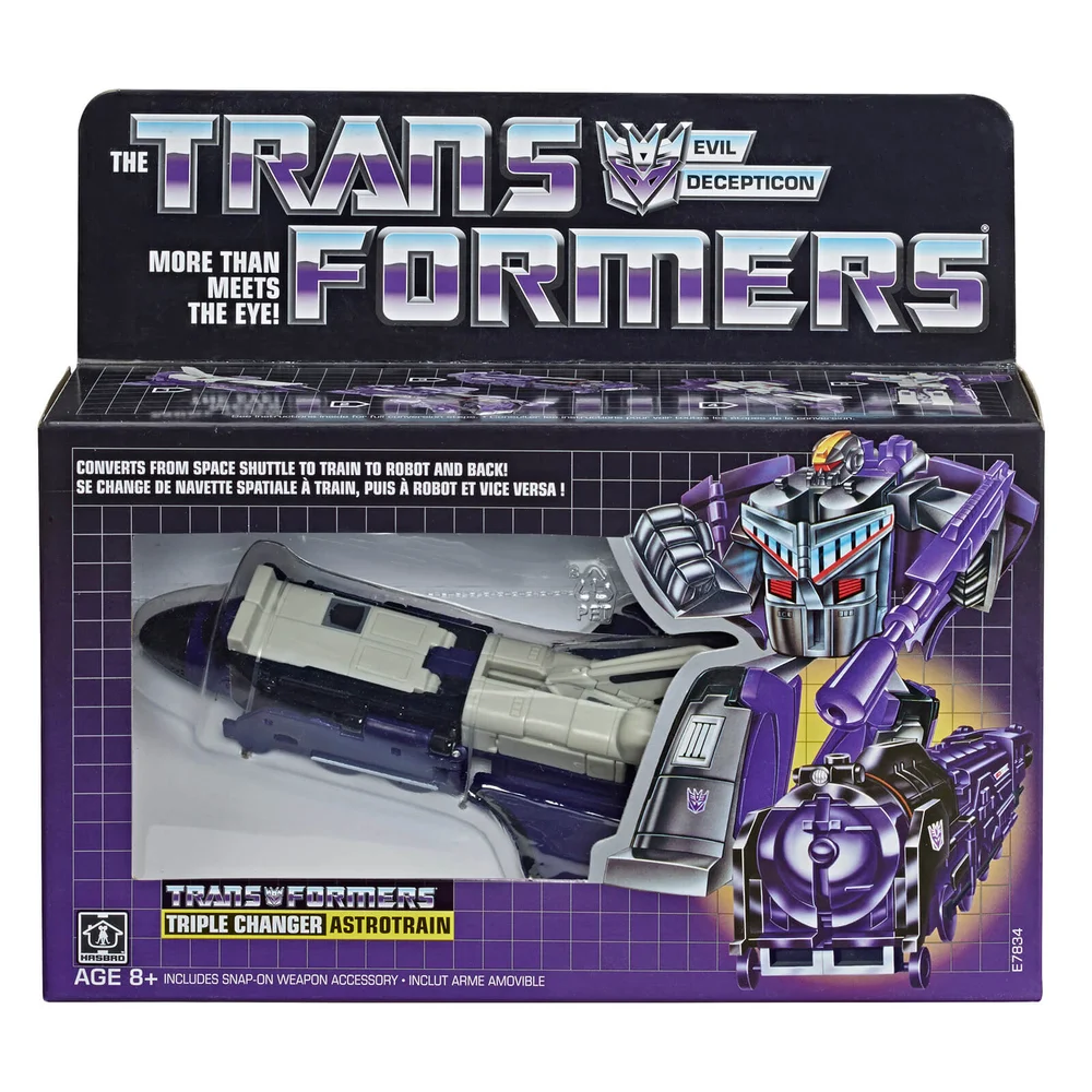 Hasbro Transformers Toys Vintage G1 Astrotrain Action Figure Bild 1