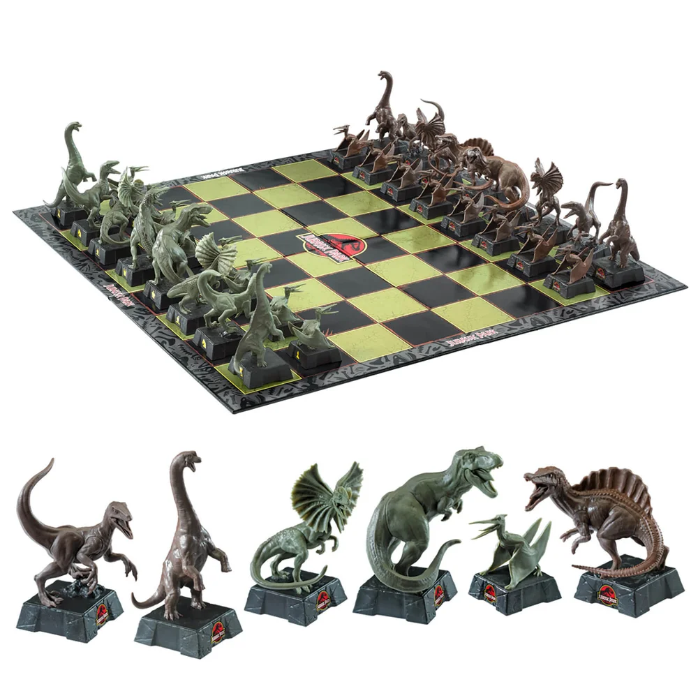 Die Noble Collection Jurassic Park Schachspiel Bild 1