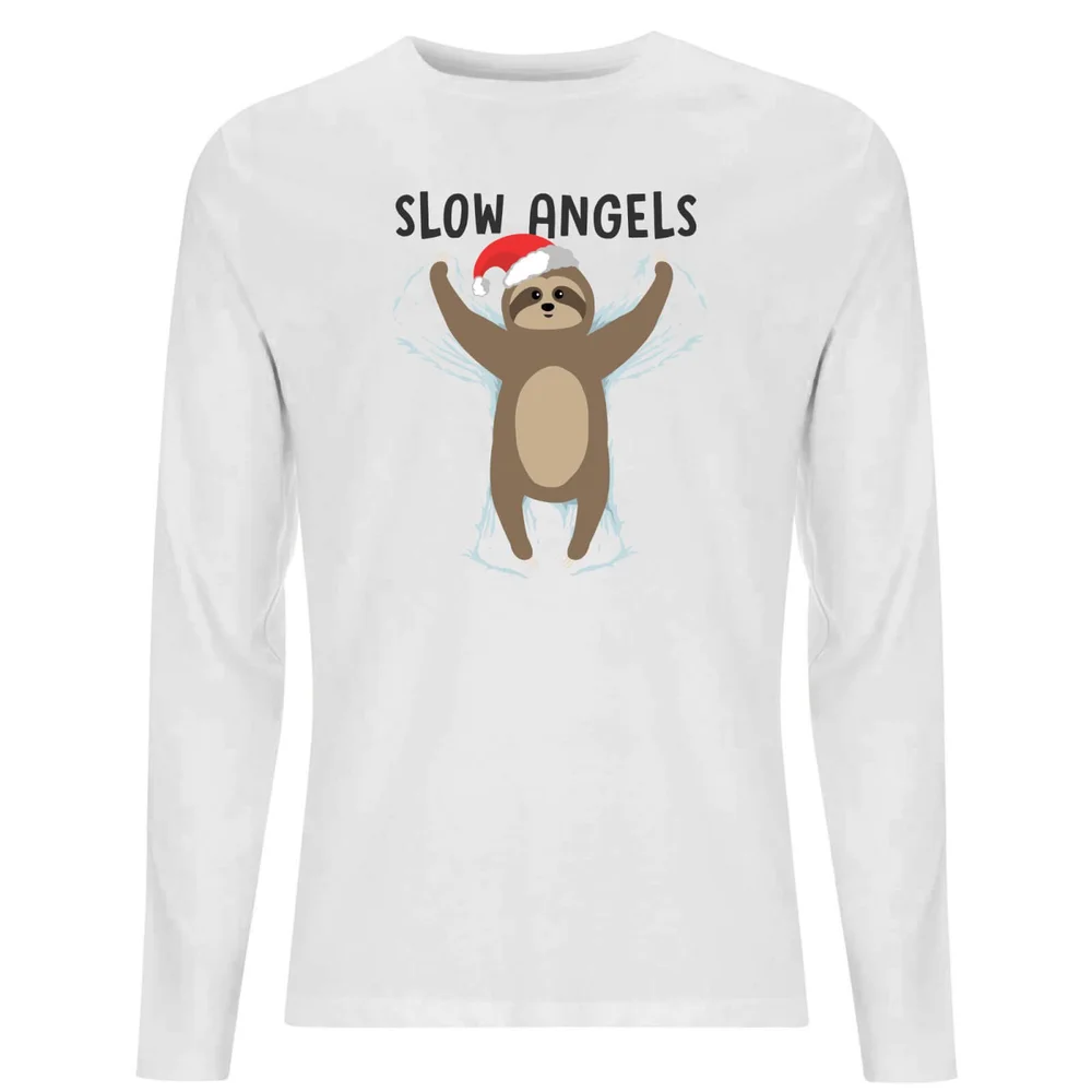 Slow Angels Unisex Long Sleeve T-Shirt - White - S Bild 1