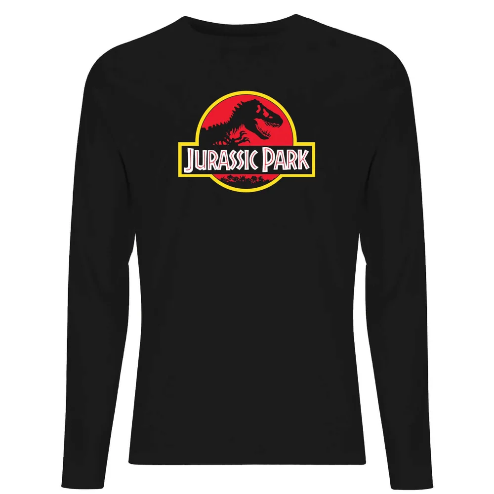 Jurassic Park Logo Unisex Long Sleeve T-Shirt - Black - S Bild 1