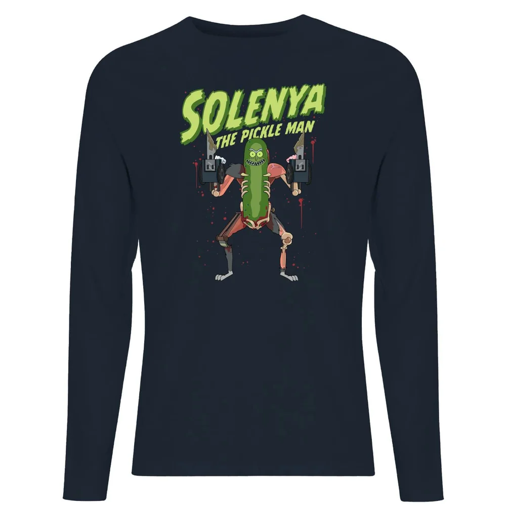 Rick and Morty Solenya Unisex Long Sleeve T-Shirt - Navy - S Bild 1