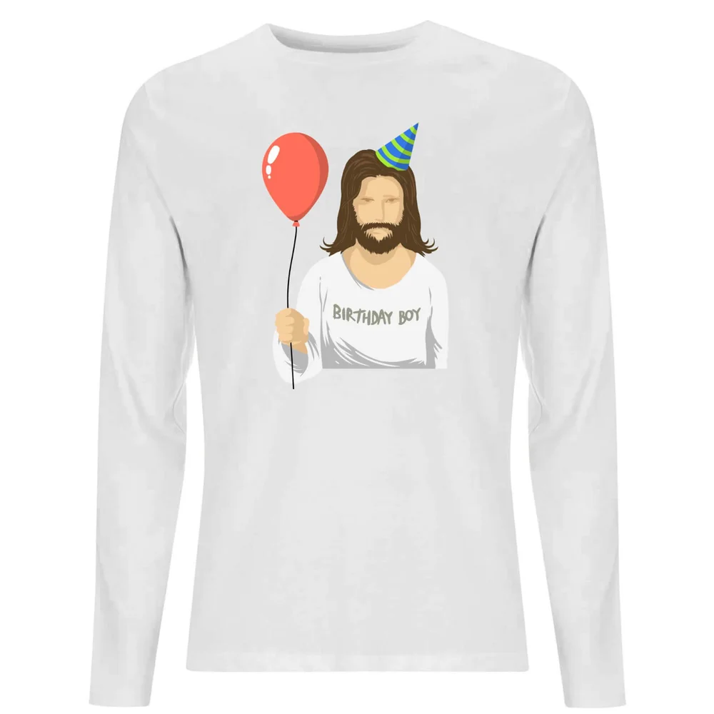 Birthday Boy Unisex Long Sleeve T-Shirt - White - S Bild 1
