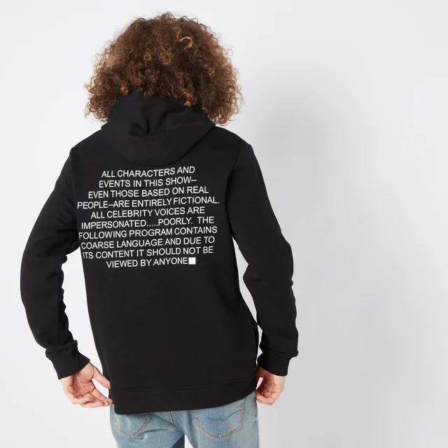 South Park Disclaimer Hoodie - Schwarz