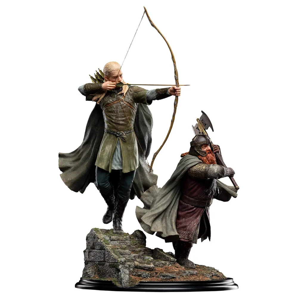 Der Herr der Ringe Figur im Maßstab 1:6 Legolas and Gimli at Amon Hen 46 cm Bild 1