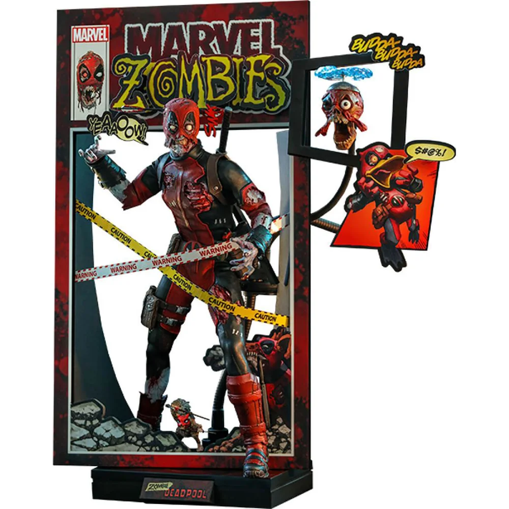 Hot Toys Marvel Zombies Comic Masterpiece im Maßstab 1:6 Zombie Deadpool 31 cm Actionfigur Bild 1