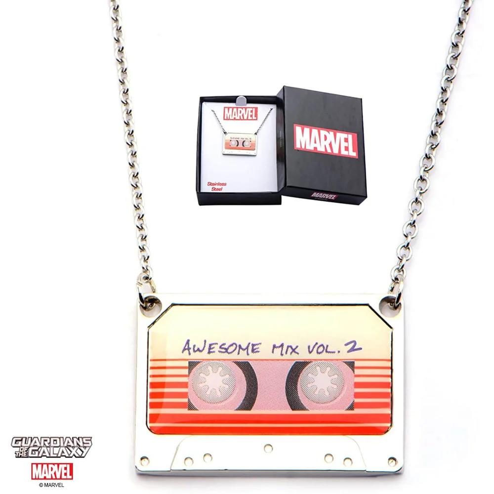 Marvel Guardians of the Galaxy Awesome Mix Vol. 2 Tape Kette mit Anhänger Bild 1