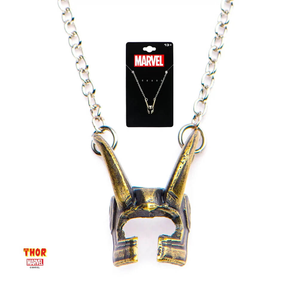 Marvel Loki Helm Halskette mit Anhänger Bild 1