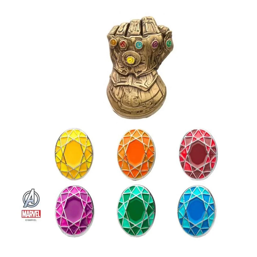 Marvel Avengers Infinity Gauntlet Anstecker-Set Bild 1