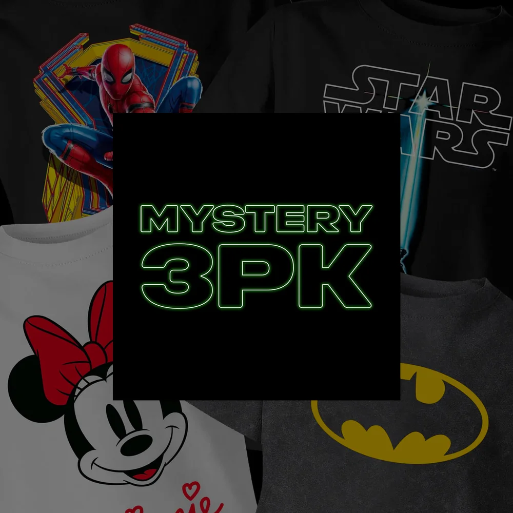 Girls' Mystery 3 Pack T-Shirts - Multi - 3-4 Jahre Bild 1