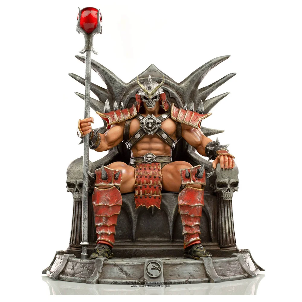 Iron Studios Mortal Kombat Deluxe BDS Art Figur im Maßstab 1:10 Shao Khan 25 cm Bild 1