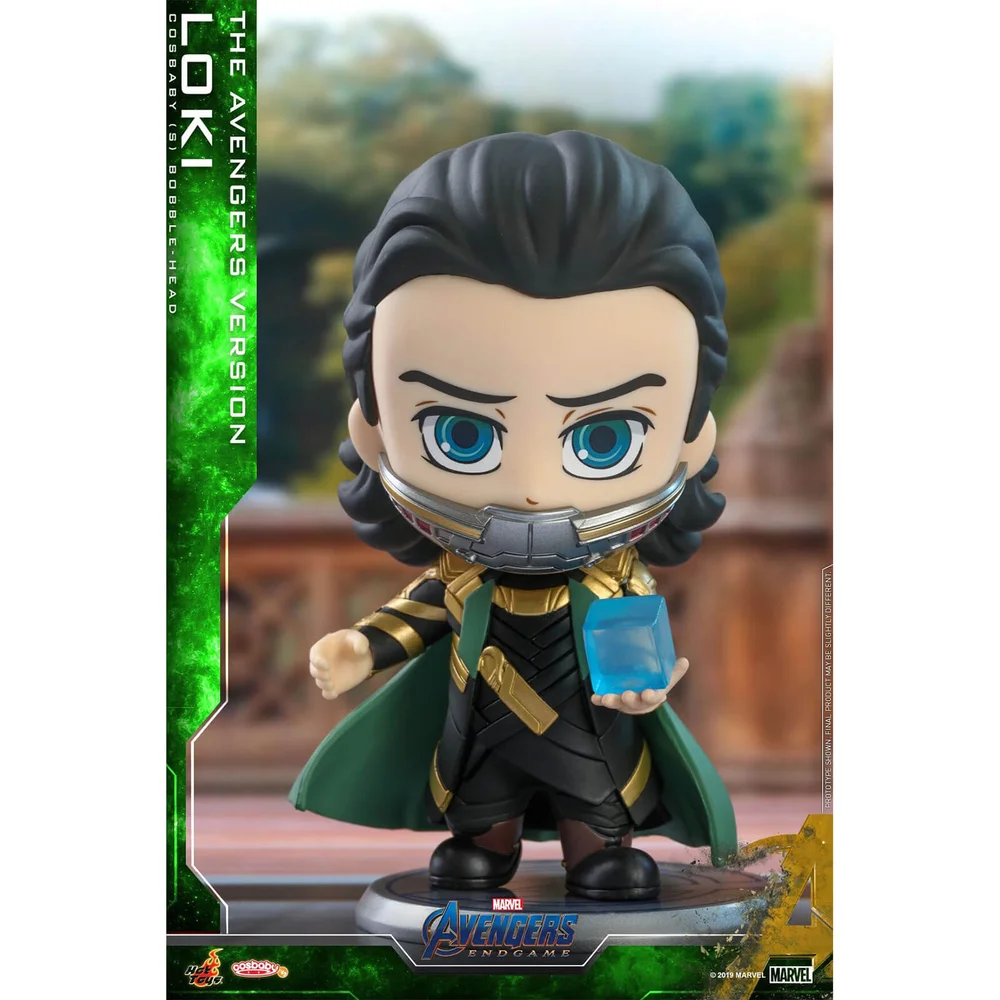 Hot Toys Cosbaby - Avengers: Endgame (Größe S) - Loki (Prisoner Version) Bild 1