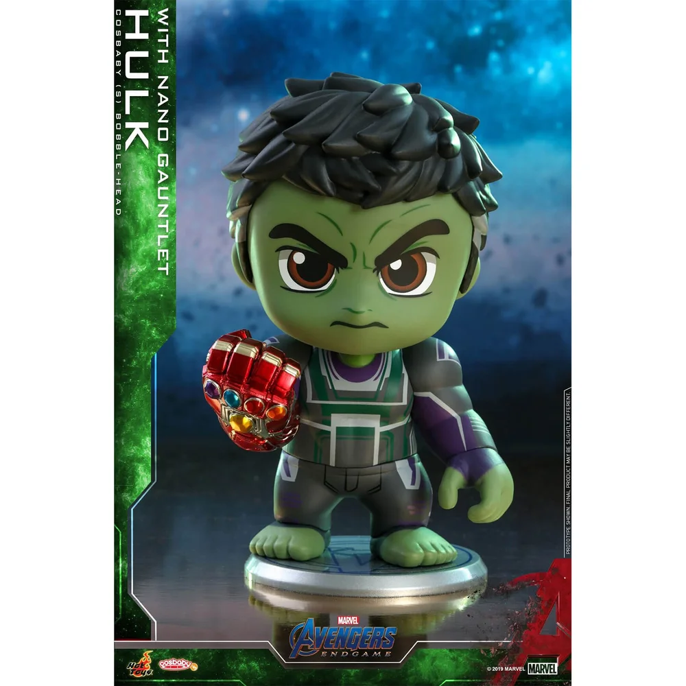 Hot Toys Cosbaby Marvel Avengers Endgame (Size S) - Hulk (with Nano Gauntlet Version) Bild 1