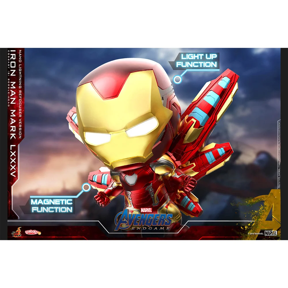 Hot Toys Cosbaby - Avengers: Endgame (Größe S) - Iron Man Mark 85 (Nano Lightning Refocuser-Version) Bild 1