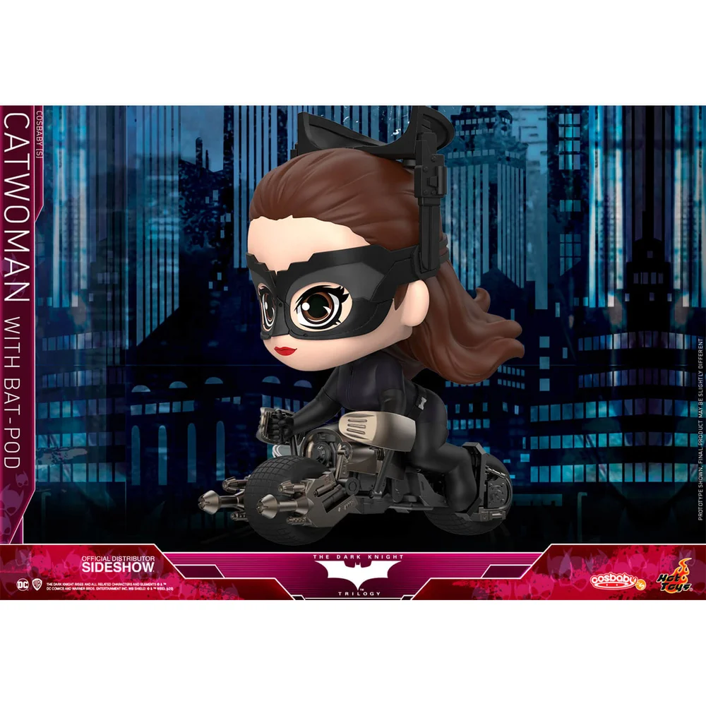 Hot Toys Cosbaby - The Dark Knight Rises (Größe S) - Catwoman mit Batpod Bild 1