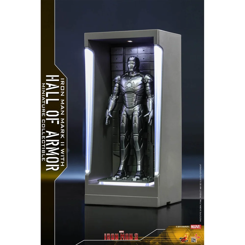 Hot Toys Movie Masterpiece Compact - Miniaturfigur: Iron Man 3 - Iron Man Mark 2 (mit Hall of Armor) Bild 1
