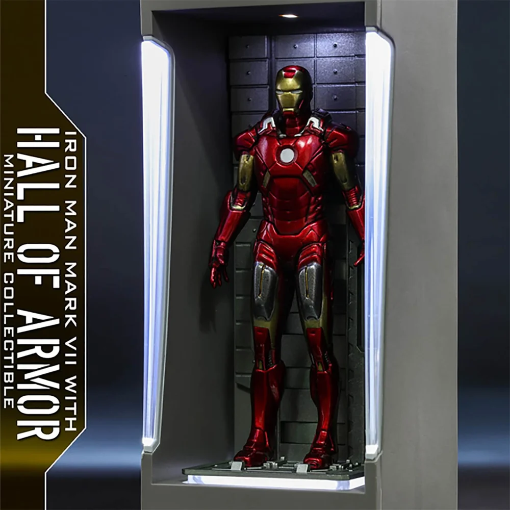 Hot Toys Movie Masterpiece Compact - Miniaturfigur: Iron Man 3 - Iron Man Mark 7 (mit Hall of Armor) Bild 1