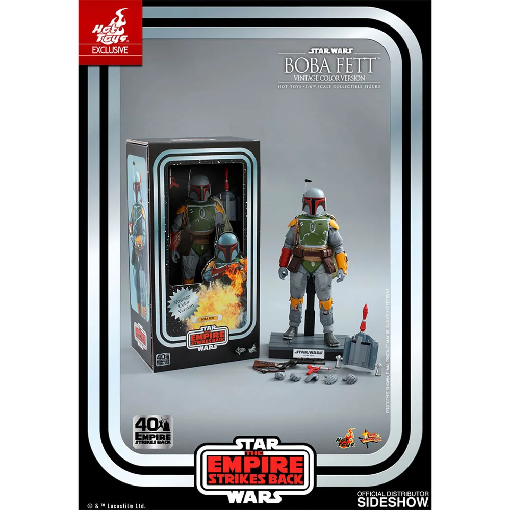 Hot Toys Movie Masterpiece - 1/6 Scale Fully Poseable Figure: Star Wars Episode V The Empire Strikes Back - Boba Fett Bild 1