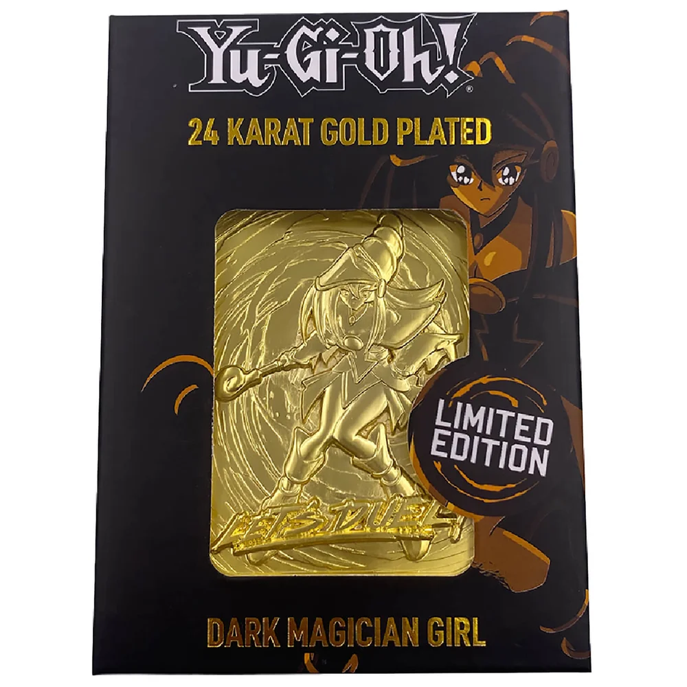 24K vergoldet Yu-Gi-Oh! Dark Magician Girl Card Bild 1