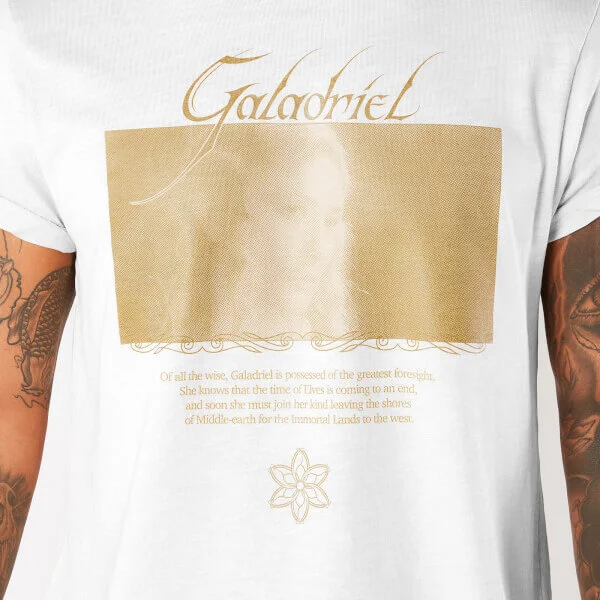 Herr der Ringe Galadriel Lady Of The Galadhrim Damen T-Shirt - Weiß