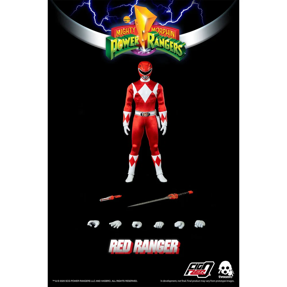 ThreeZero Power Rangers Red Ranger Figur im Maßstab 1:6 Bild 1