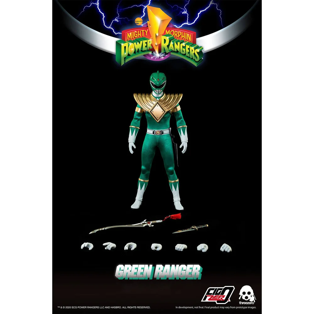 ThreeZero Power Rangers Green Ranger Figur im Maßstab 1:6 Bild 1