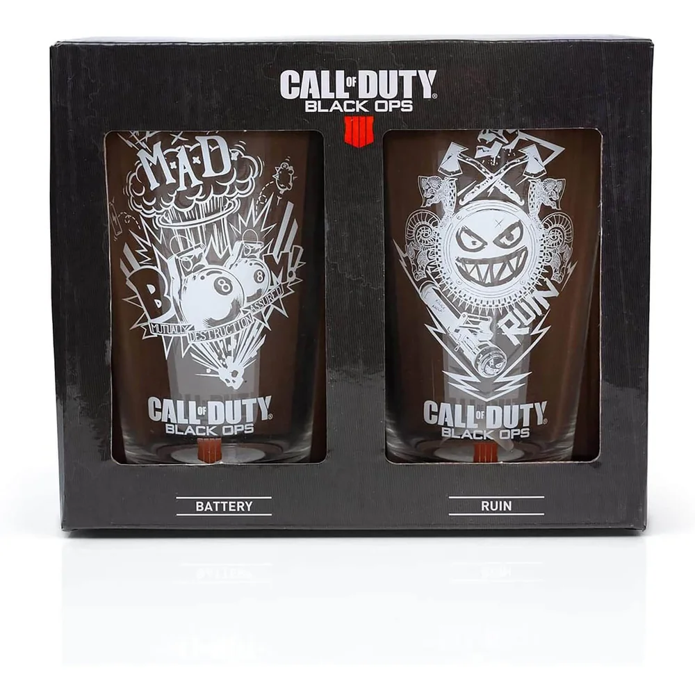 Call of Duty Zweierpack Gläser in einer Präsentationsbox Bild 1