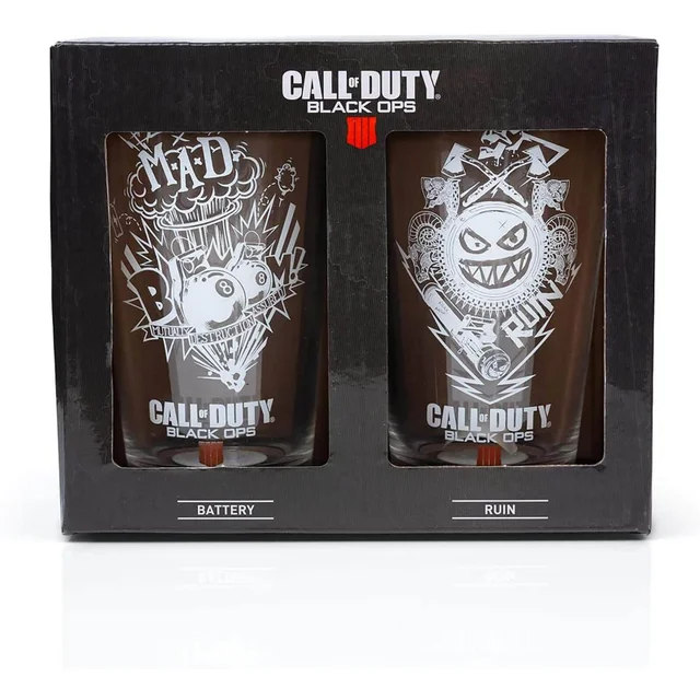 Call of Duty Zweierpack Gläser in einer Präsentationsbox