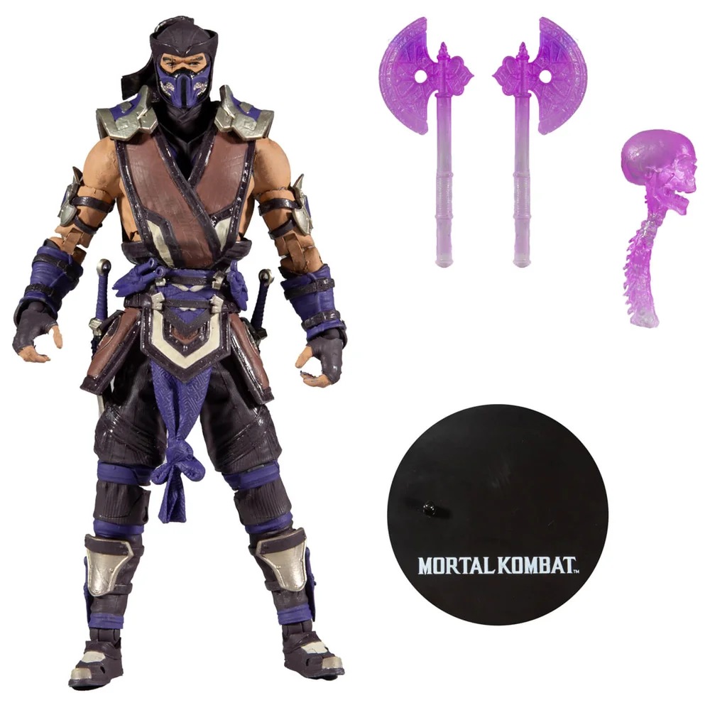 McFarlane Mortal Kombat 18 cm Figuren 5 - Sub Zero (Winter Purple Variante) Actionfigur Bild 1