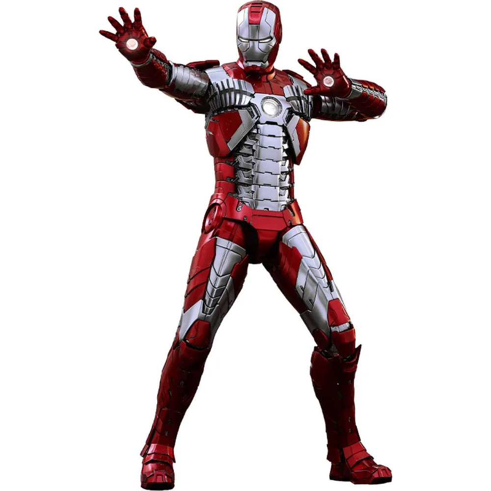 Hot Toys Iron Man 2 Movie Masterpiece Series Diecast Actionfigur im Maßstab 1:6 Iron Man Mark V 32 cm Bild 1