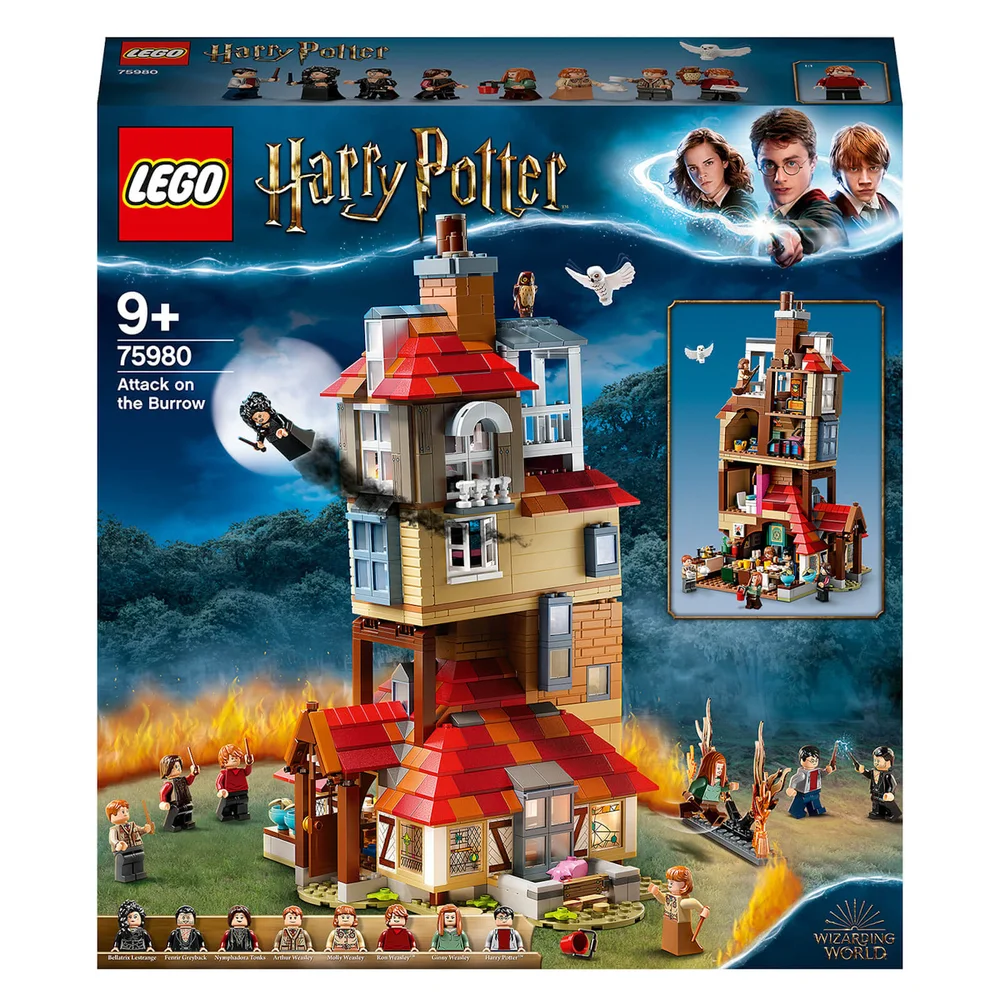 LEGO Harry Potter: Attack on the Burrow Weasley House Set (75980) Bild 1