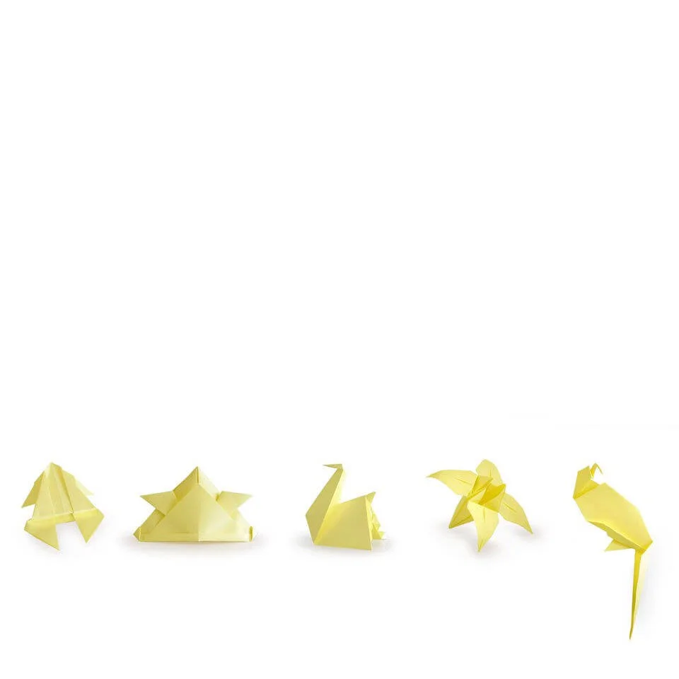 Notizblock mit Origami Bild 1